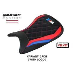 Rivestimento sella compatibile BMW M 1000 RR (22-24) modello Kiel Velvet Comfort System