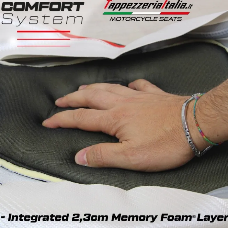 Rivestimento sella compatibile - BMW M 1000 RR 2023-2025 - mod Riesa Comfort System
