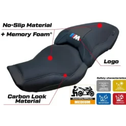 Rivestimento sella compatibile BMW M 1000 XR (2024) modello Graz comfort system