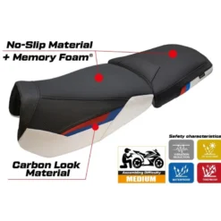 Rivestimento sella compatibile - BMW R 1300 GS Adventure Trophy 2024-2025 - mod Bear Comfort System