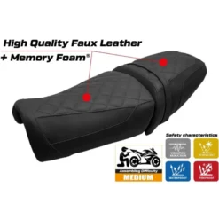 Rivestimento sella compatibile - BMW R12 NINE T 2025 - mod Ninette Comfort System