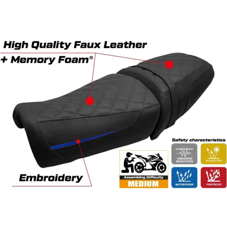 Rivestimento sella compatibile - BMW R12 NINE T 2025 - mod Ninette Comfort System