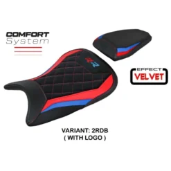 Rivestimento sella compatibile BMW S 1000 RR (19-23) modello Aichen Velvet Comfort System