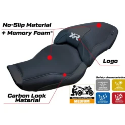 Rivestimento sella compatibile BMW S 1000 XR (2024) modello Linz comfort system
