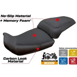 Rivestimento sella compatibile - CF Moto 800 MT 2022-2025 - mod Fira Comfort System
