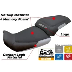 Rivestimento sella compatibile - CF Moto 800 MT 2022-2025 - mod Fira Comfort System