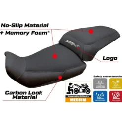 Rivestimento sella compatibile - CF Moto 800 MT 2022-2025 - mod Fira Comfort System