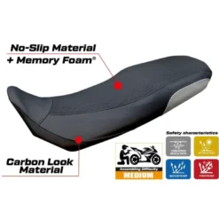 Rivestimento sella compatibile - CF Moto 800 MT-X 2025 - mod Poulx Ultragrip Comfort System