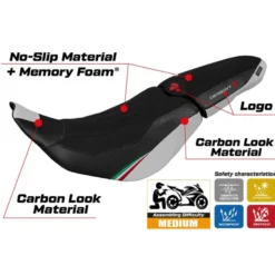 Rivestimento sella compatibile Ducati Desert-X (22-24) Ultragrip Heating Comfort System