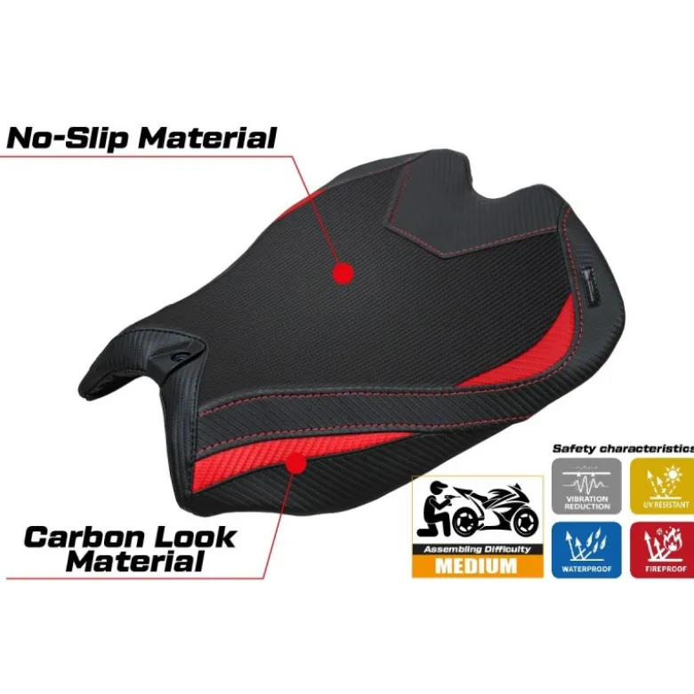 Rivestimento sella compatibile - Ducati Panigale V4 2025 - mod Argenta High