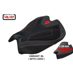 Rivestimento sella compatibile - Ducati Panigale V4 2025 - mod Argenta High Velvet