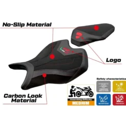 Rivestimento sella compatibile - Ducati Panigale V2 2025 - mod Asia Velvet