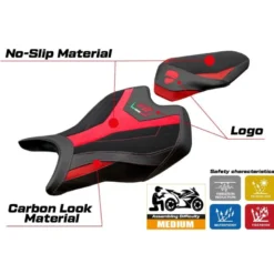 Rivestimento sella compatibile - Ducati Panigale V2 2025 - mod Asia Velvet