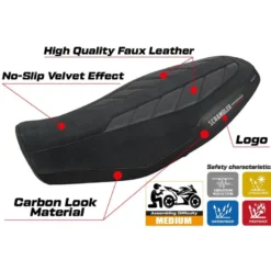 Rivestimento sella compatibile Ducati Scrambler 800 (23-24) modello Rimini