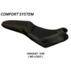 Rivestimento sella compatibile Kawasaki Versys 650 (07-23) modello Elba Total Black comfort system