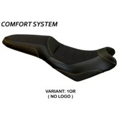 Rivestimento sella compatibile Kawasaki Versys 650 (07-23) modello Elba Total Black comfort system