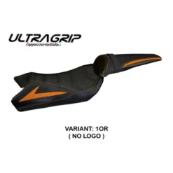 Rivestimento sella compatibile Kawasaki Z 1000 (10-13) modello Berna Total Black ultragrip