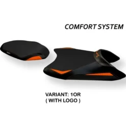Rivestimento sella compatibile KTM 890 Duke (21-23) modello Alberti comfort system