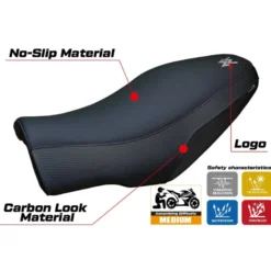 Rivestimento sella compatibile Moto Morini Seiemmezzo (22-24) modello Alanya
