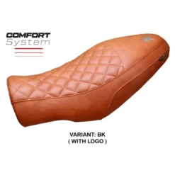 Rivestimento sella compatibile Moto Morini Seiemmezzo (22-24) modello Alanya vintage comfort system