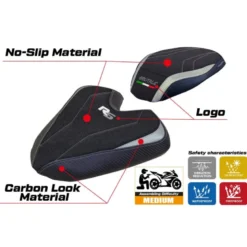 Rivestimento sella compatibile MV Agusta Brutale 1000 RS (21-24) modello Ankara Ultragrip