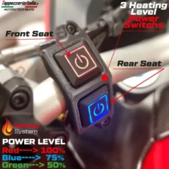 Rivestimento sella compatibile - Triumph Tiger 850 Sport 2021 - 2025 - mod Heating Comfort System