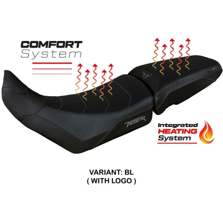 Rivestimento sella compatibile - Triumph Tiger 850 Sport 2021 - 2025 - mod Heating Comfort System