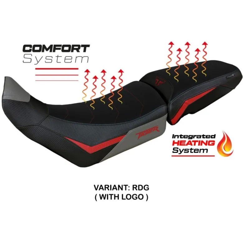 Rivestimento sella compatibile - Triumph Tiger 850 Sport 2021 - 2025 - mod Heating Comfort System