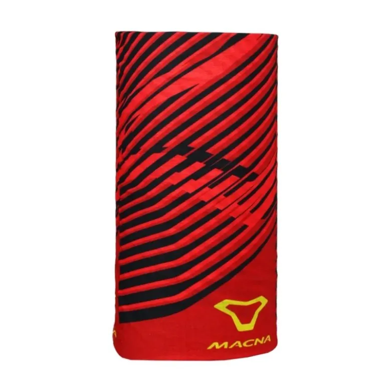 Scaldacollo Collare Macna Summer Tube Logo Rosso Nero