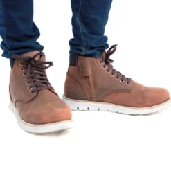 Scarpe Moto Harisson Custer Marrone