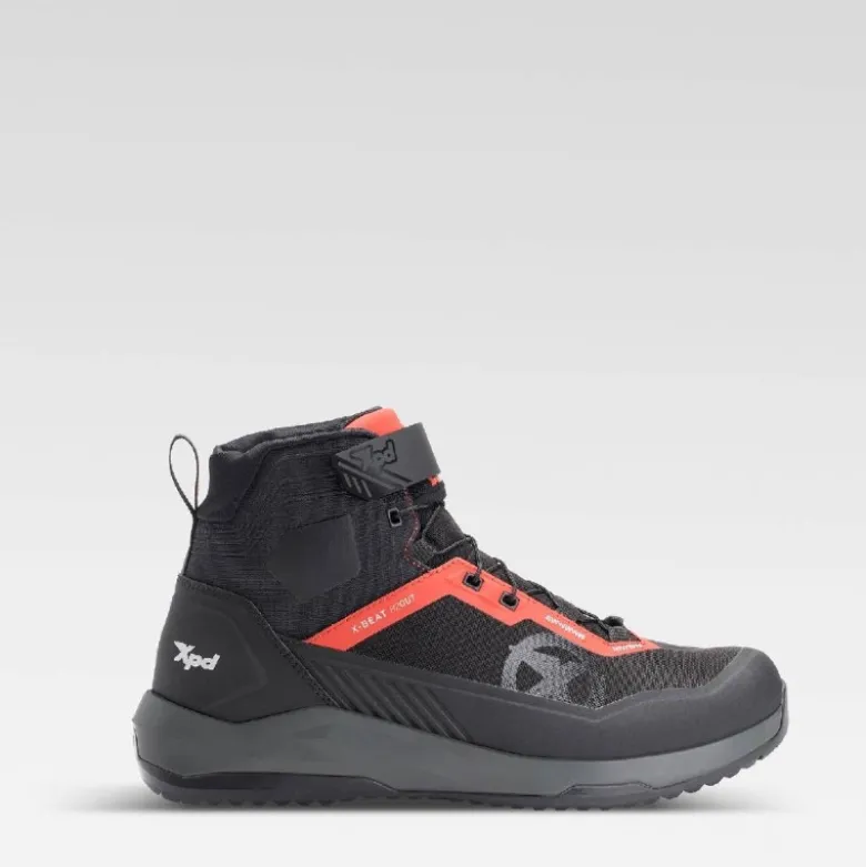 Scarpe Moto XPD X-BEAT H2OUT Nero Rosso