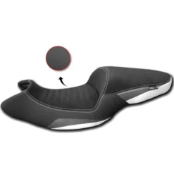Sella Comfort Ribassata 2,5 cm isotta Per Bmw F 900 Xr E F 900 R Bianco