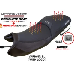 Sella completa compatibile - BMW R 1300 GS 2023-2025 - mod Dorfen Heating Comfort System - Rialzata