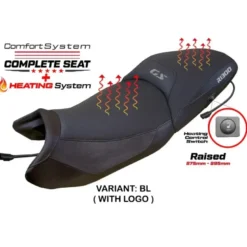 Sella completa compatibile - BMW R 1300 GS 2023-2025 - mod Dorfen Heating Comfort System - Rialzata