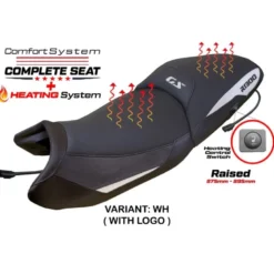 Sella completa compatibile - BMW R 1300 GS 2023-2025 - mod Dorfen Heating Comfort System - Rialzata