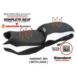 Sella completa compatibile - BMW R 1250 GS - mod Paphos Comfort System - Standard