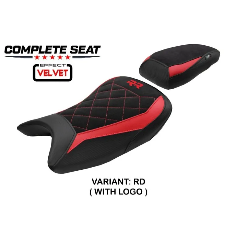 Sella completa compatibile - BMW S 1000 RR 2019-2025 - mod Varel Velvet