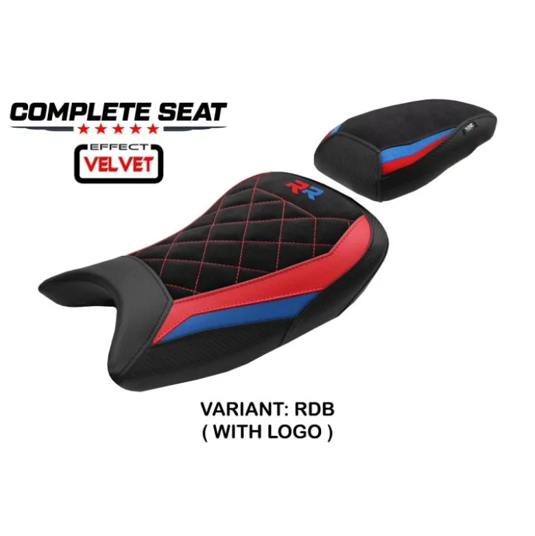 Sella completa compatibile - BMW S 1000 RR 2019-2025 - mod Varel Velvet