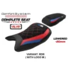 Sella completa compatibile - BMW S 1000 RR 2019-2025 - mod Varel Velvet Comfort System- Ribassata