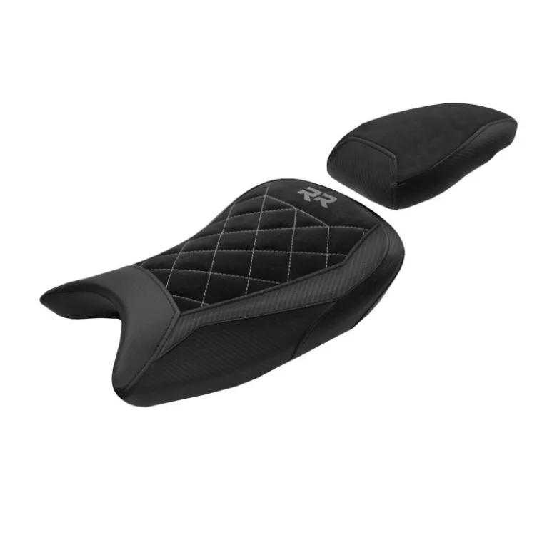 Sella completa compatibile - BMW S 1000 RR 2019-2025 - mod Varel Velvet - Ribassata