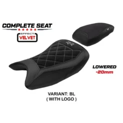 Sella completa compatibile - BMW S 1000 RR 2019-2025 - mod Varel Velvet - Ribassata