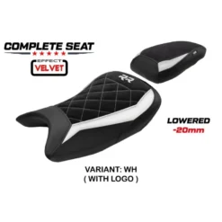 Sella completa compatibile - BMW S 1000 RR 2019-2025 - mod Varel Velvet - Ribassata