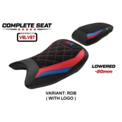 Sella completa compatibile - BMW S 1000 RR 2019-2025 - mod Varel Velvet - Ribassata