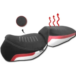 Sella Posteriore Comfort Riscaldata Isotta Per Ducati Multistrada V4 Bianco