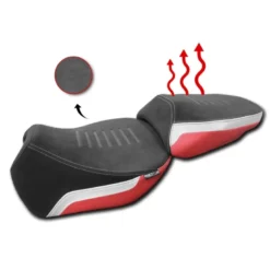 Sella Posteriore Comfort Riscaldata Isotta Per Ducati Multistrada V4 Rosso