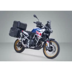 Set Adventure DUSC con bauletto XL Sw-Motech Nero. BMW F 850/900 GS Adv. P. telai in acciaio in