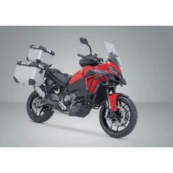 Set Adventure TRAX ADV Sw-Motech Argento. Ducati Multistrada V2 / V2 S (24-).