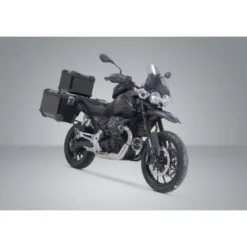 Set Adventure TRAX ADV Sw-Motech Nero. Moto Guzzi V85 Strada (24-).