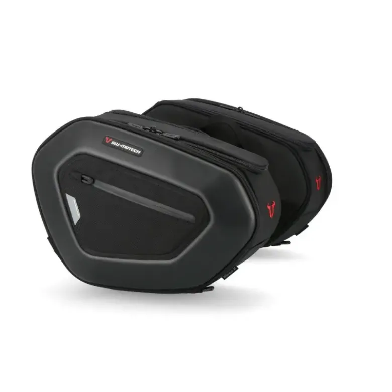 Set borse laterali PRO BLAZE Nero. Moto Guzzi V100 Mandello/S (22-).