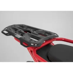 Sistema bauletto TRAX ADV Nero. Moto Guzzi V85 TT (19-).